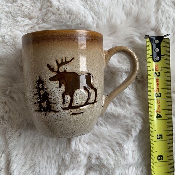 HOMESTUDIO Woodland Collection  Replacement Moose Ceramic Coffee Mug - Picture 7 of 8